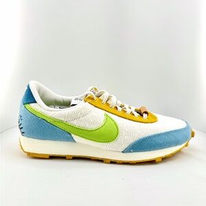 Nike Blue and Green Retro Sneakers
